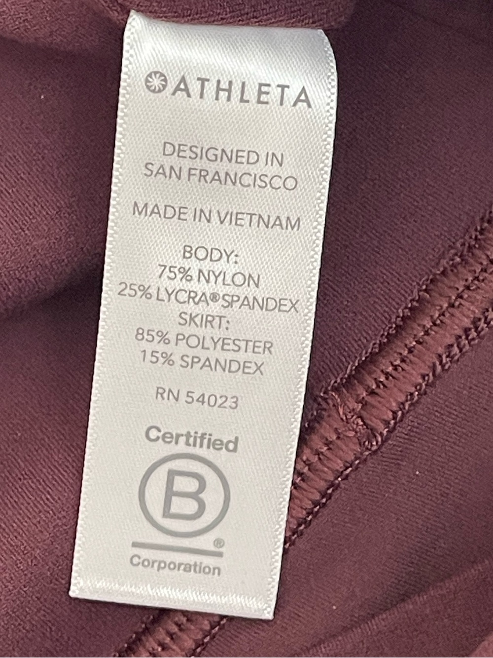 Athleta Elation 2 in 1 7/8 Tight in Powervita size XS Athleisure Yoga Activewear - Picture 9 of 11